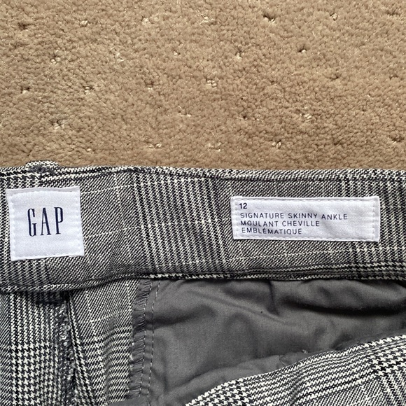 GAP Signature Skinny Ankle Pant Glenn Plaid sz 12 - Picture 3 of 3